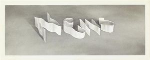 Ed Ruscha: Ribbon Words