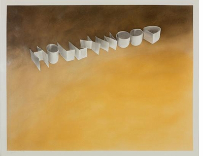 Ed Ruscha: Ribbon Words, Hollywood