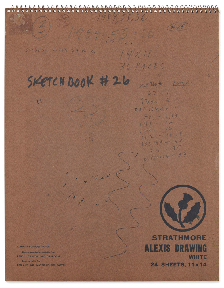 Ellsworth Kelly Sketchbook #26 ARTBOOK | D.A.P. 2026 Catalog Books