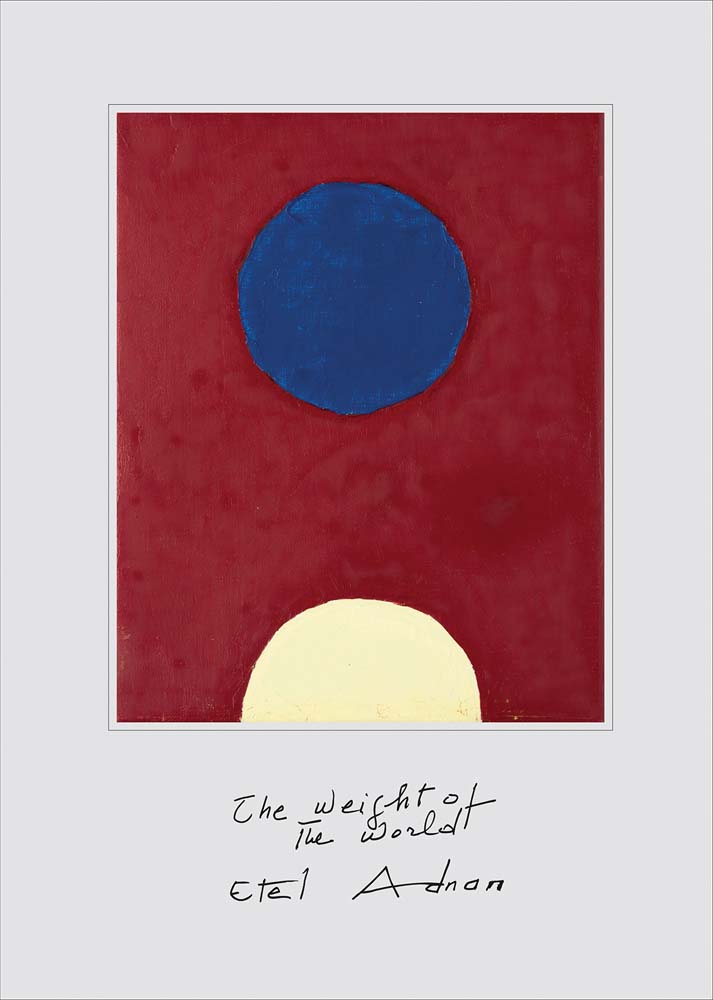 Etel Adnan The Weight of the World ARTBOOK | D.A.P. 2016 Catalog