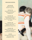 Fall book events for Tom Cole's 'Chimes: A Monologue'