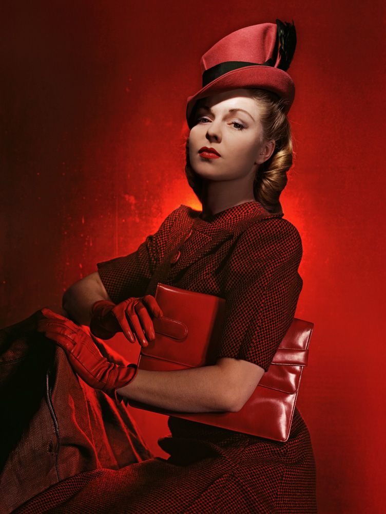 "The Second Age of Beauty is Glamour" (suit by Hartnell) for 