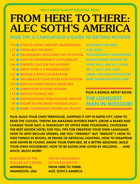 アート・デザイン・音楽 FROM HERE TO THERE: ALEC SOTH'S AMERICA Alec Soth: From Here to There: Alec Soth's America (Signed