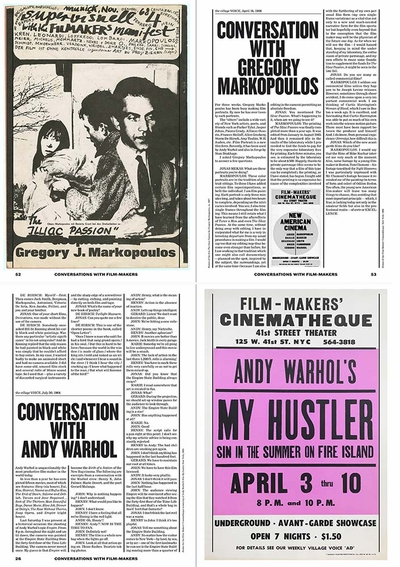 From Kenneth Anger to Agns Varda: Jonas Mekas' 'Conversations with Film-makers'
