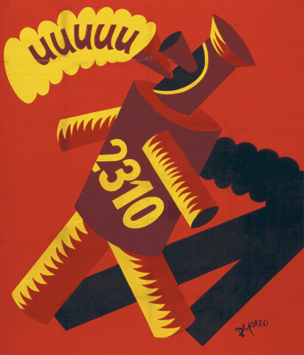 Featured image, a detail from Fortnato Depero