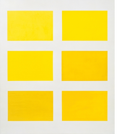 Gerhard Richter: Colour Charts, Six Yellows