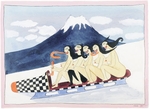 Hans Schärer 'Madonnas & Erotic Watercolors' Opens at Swiss Institute