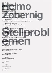 Heimo Zobernig: Stellproblemen