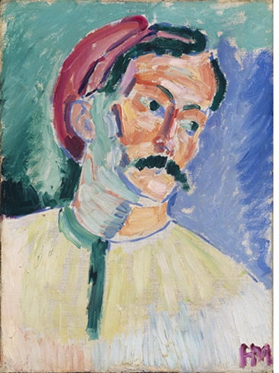 Henri Matisse portrait "Andr Derain" (1905)