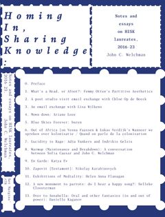 Homing In, Sharing Knowledge