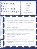 Homing In, Sharing Knowledge