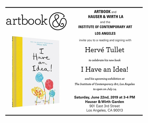 ICA Los Angeles presents Herv Tullet Reading & Signing at Hauser & Wirth