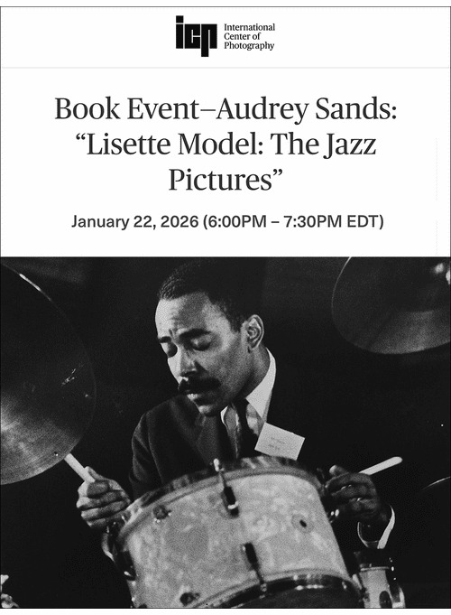 ICP presents Audrey Sands on 'Lisette Model: The Jazz Pictures'