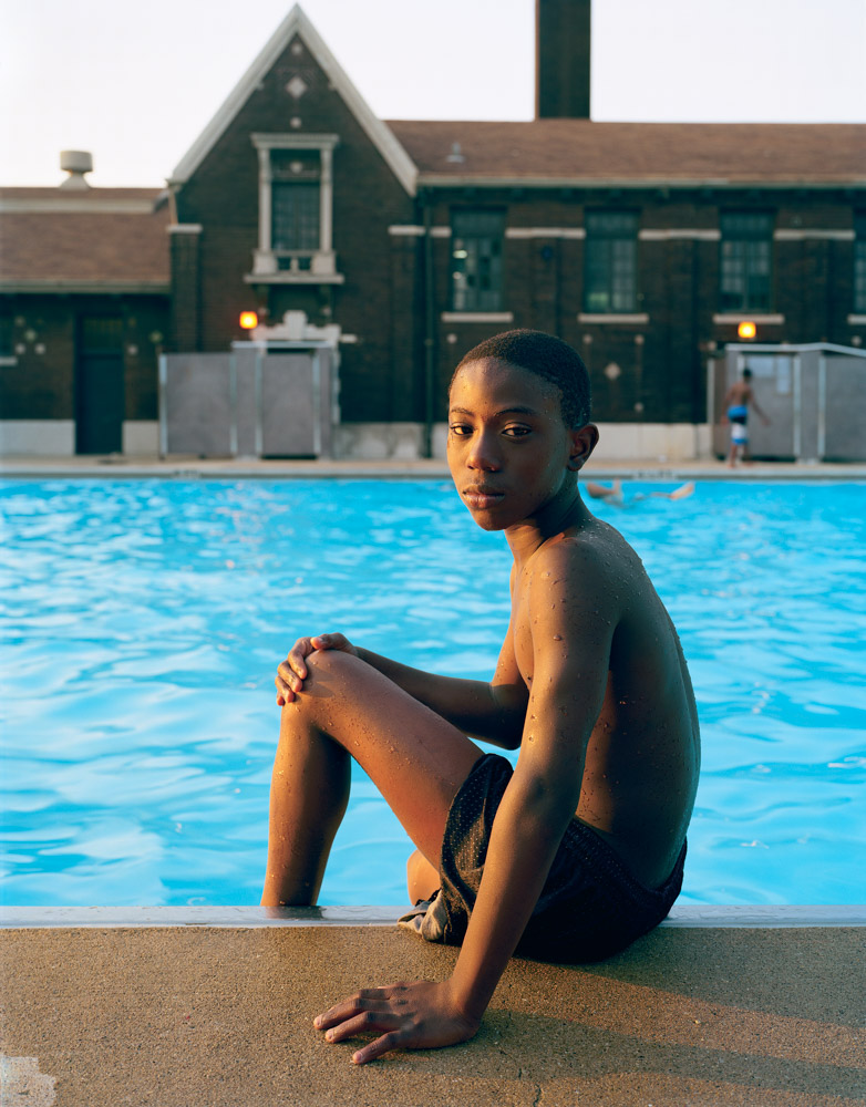 Paul D’Amato, "Boy by Pool," Chicago, 2005.