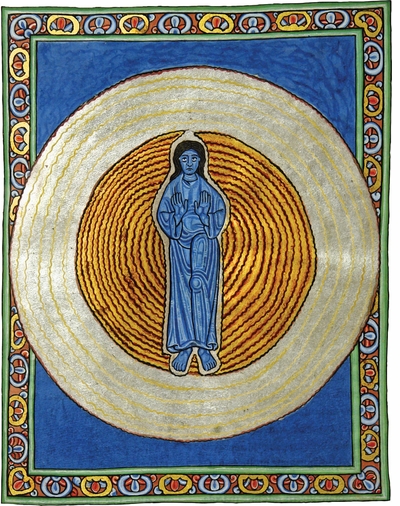 In Hildegard von Bingen's visionary 'Scivias,' a true cosmic symphony