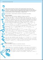 In Medias Res #3: Postproductions