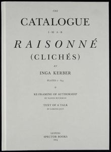 Inga Kerber: Catalogue Raisonn