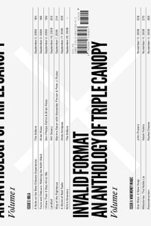 Invalid Format: An Anthology of Triple Canopy