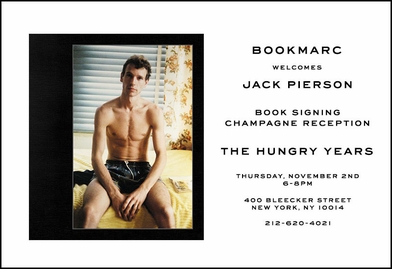 Jack Pierson to launch 'The Hungry Years' at BOOKMARC, NYC