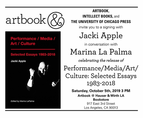 Jacki Apple and Marina La Palma launch 'Performance/Media/Art/Culture' at Artbook at Hauser & Wirth, Los Angeles