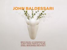 John Baldessari: Brick Bldg, Lg Windows W/Xlent Views, Partially Furnished, Renowned Architect