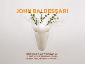 John Baldessari: Brick Bldg, Lg Windows W/Xlent Views, Partially Furnished, Renowned Architect