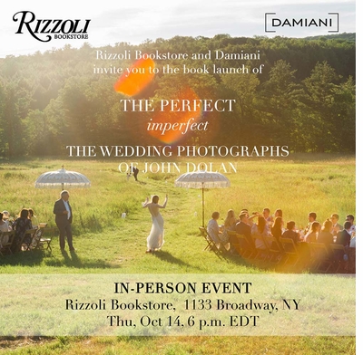 John Dolan to launch 'The Perfect Imperfect: The Wedding Photographs' at Rizzoli Bookstore