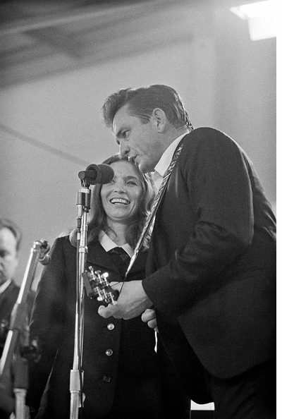 Johnny Cash at Folsom and San Quentin, empowered as if by divine authority