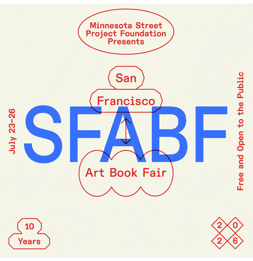 Join us at the San Francisco Art Book Fair, 2026!