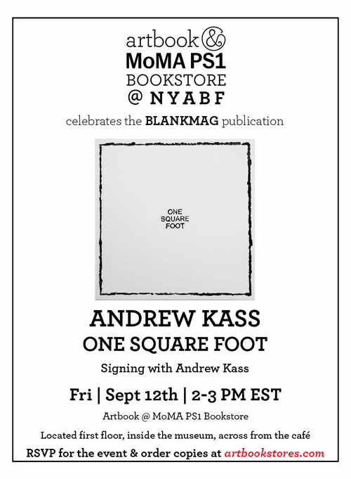 Join us for signings and book surprises at Printed Matter's NY Art Book Fair 2025!