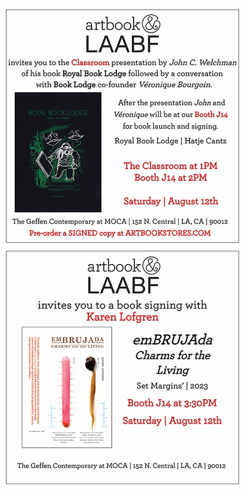 Join us for the LA Art Book Fair 2023!