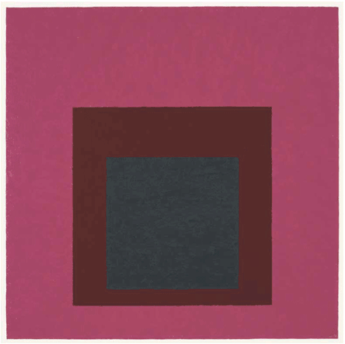 Homage to the Square, Guarded (1952) is reproduced from 