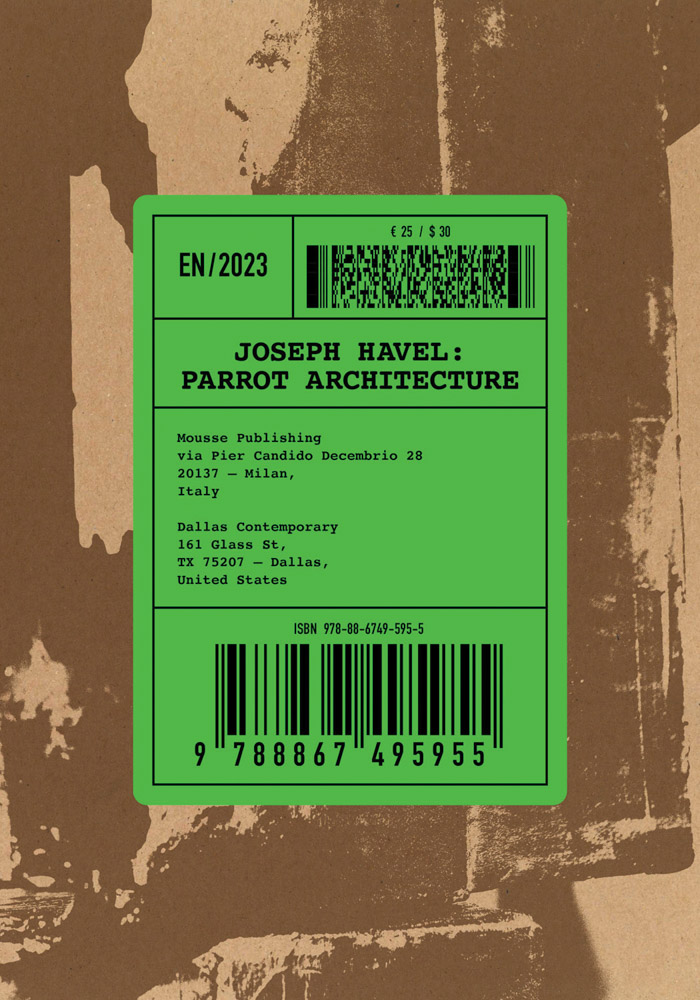Joseph Havel Parrot Architecture ARTBOOK | D.A.P. 2024