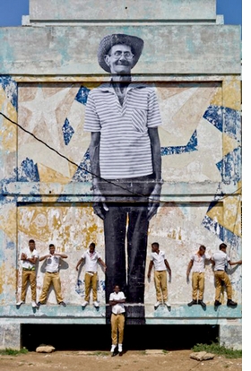 Featured image is reproduced from <I>JR & Jos Parl: Wrinkles of the City, Havana, Cuba</I>.