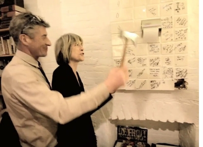 Kremart Presents Video of Linda Yablonsky's Birthday, Hosted by Maurizio Cattelan and Toilet Paper Magazine