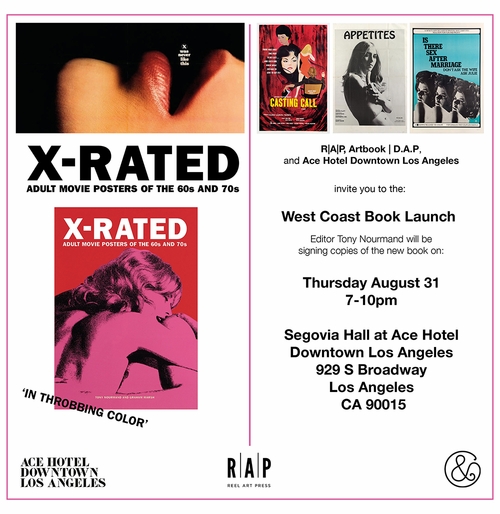 LA Book Launch: X-rated: Adult Movie Posters of the 60s and 70s