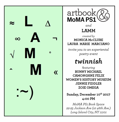 LAMM presents 'twinnish' at Artbook @ MoMA PS1