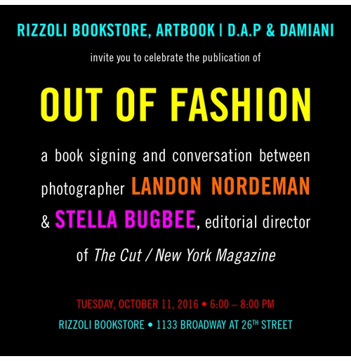 Landon Nordeman and Stella Bugbee Launch 'Out of Fashion' at Rizzoli