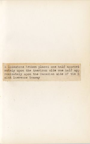 Lawrence Weiner: Terminal Boundaries and A natural water course diverted reduced or displaced