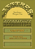 Lettres Dcoratives: A Century of French Sign Painters Alphabets