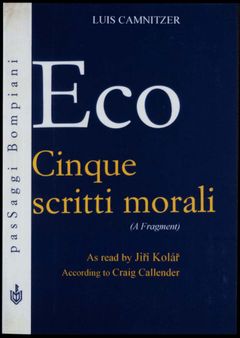 Luis Camnitzer: Eco Book