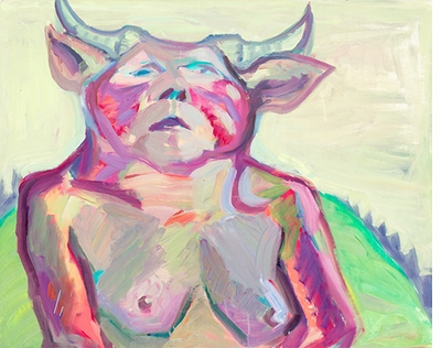 Maria Lassnig: Works, Diaries & Writings, Myself as Alpine Cow