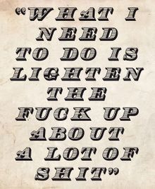 Marianne Vitale: What I Need to Do Is Lighten the Fuck Up About a Lot of Shit