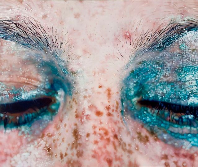 Marilyn Minter: Pretty/Dirty, Blue Poles