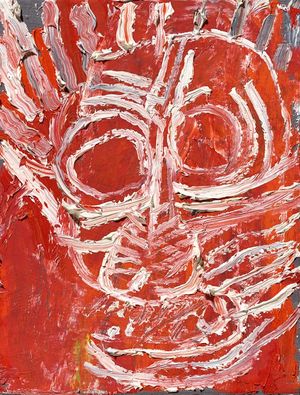 Mark Grotjahn: Skulls