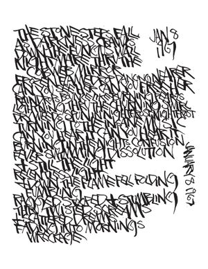 Martin Wong: Footprints, Poems, and Leaves