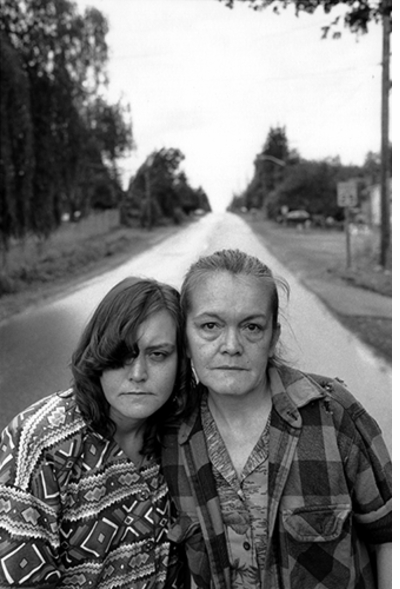 Mary Ellen Mark: Tiny, Streetwise Revisited, Tiny and Pat Along the Road