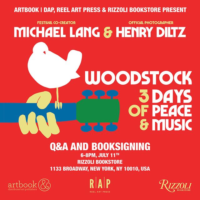 Michael Lang & Henry Diltz to launch 'Woodstock: 3 Days of Peace