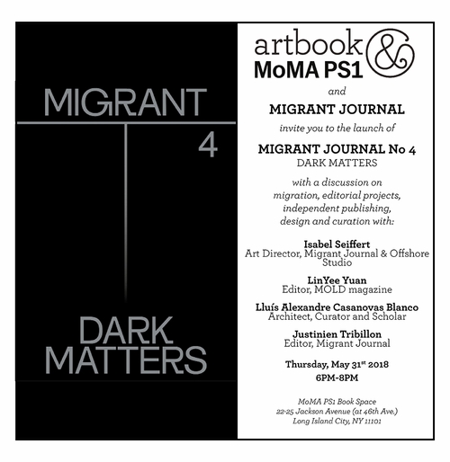 Migrant Journal: Dark Matters launch at the Artbook @ MoMA PS1 Book Space
