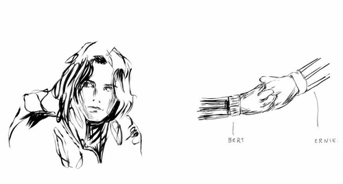 Mike Mills Drawings from the Film Beginners